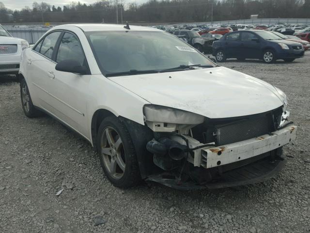 1G2ZG57N884137357 - 2008 PONTIAC G6 BASE WHITE photo 1