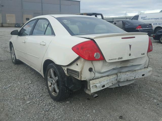 1G2ZG57N884137357 - 2008 PONTIAC G6 BASE WHITE photo 3