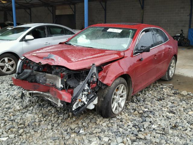 1G11C5SL5EF198314 - 2014 CHEVROLET MALIBU 1LT RED photo 2