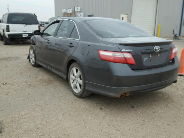 4T1BK46K59U094428 - 2009 TOYOTA CAMRY SE CHARCOAL photo 3