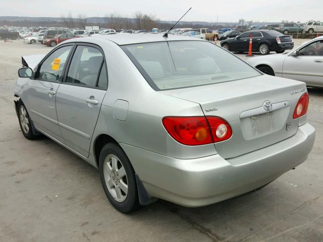 1NXBR32E74Z314392 - 2004 TOYOTA COROLLA CE SILVER photo 3