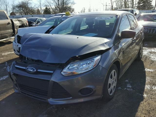 1FADP3E21EL234359 - 2014 FORD FOCUS S GRAY photo 2