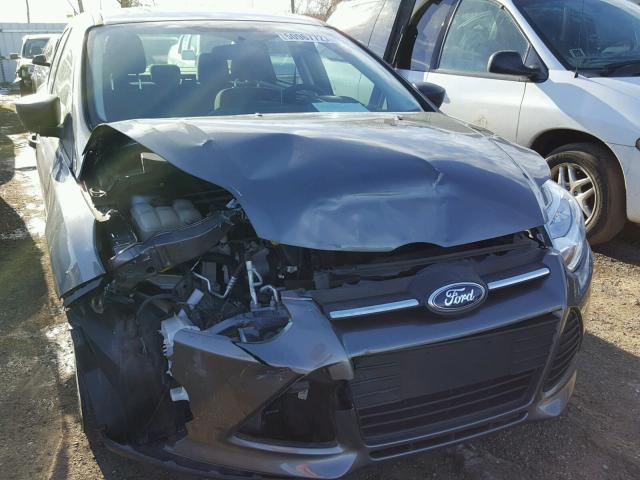 1FADP3E21EL234359 - 2014 FORD FOCUS S GRAY photo 9