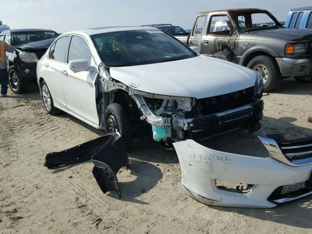 1HGCR2F80FA065043 - 2015 HONDA ACCORD EXL WHITE photo 1