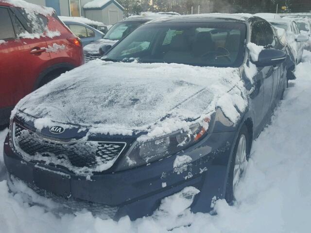 5XXGN4A72FG394059 - 2015 KIA OPTIMA EX BLUE photo 2