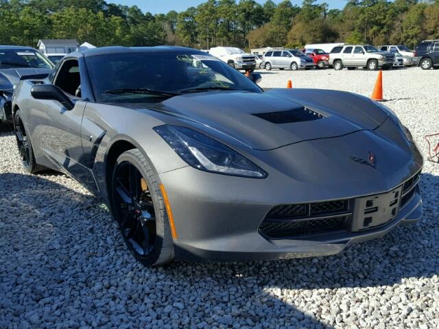 1G1YB2D74G5109969 - 2016 CHEVROLET CORVETTE S GRAY photo 1