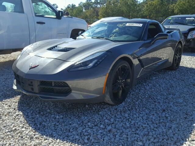 1G1YB2D74G5109969 - 2016 CHEVROLET CORVETTE S GRAY photo 2