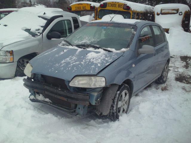 KL1TD66648B062301 - 2008 CHEVROLET AVEO BASE BLUE photo 2