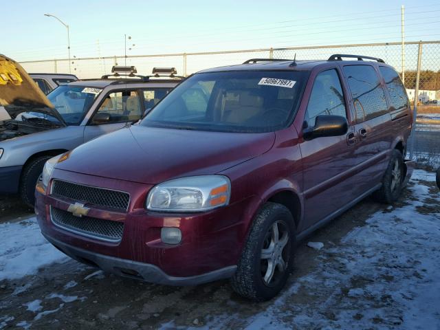 1GNDV23L25D245054 - 2005 CHEVROLET UPLANDER L 勃艮第红 照片 2