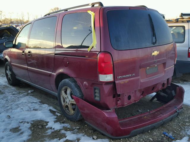 1GNDV23L25D245054 - 2005 CHEVROLET UPLANDER L 勃艮第红 照片 3