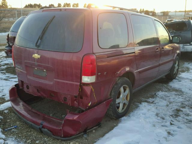 1GNDV23L25D245054 - 2005 CHEVROLET UPLANDER L 勃艮第红 照片 4