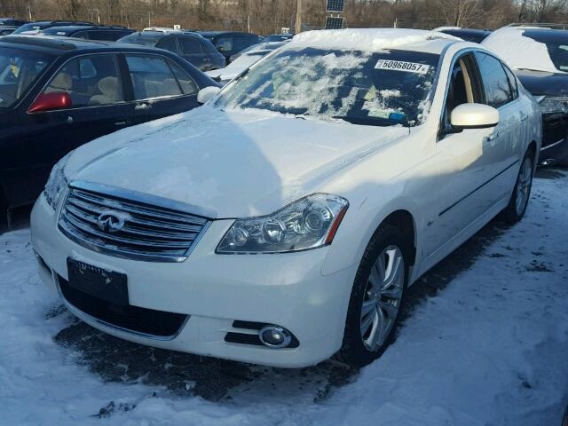 JNKAY01F58M653927 - 2008 INFINITI M35 BASE WHITE photo 2