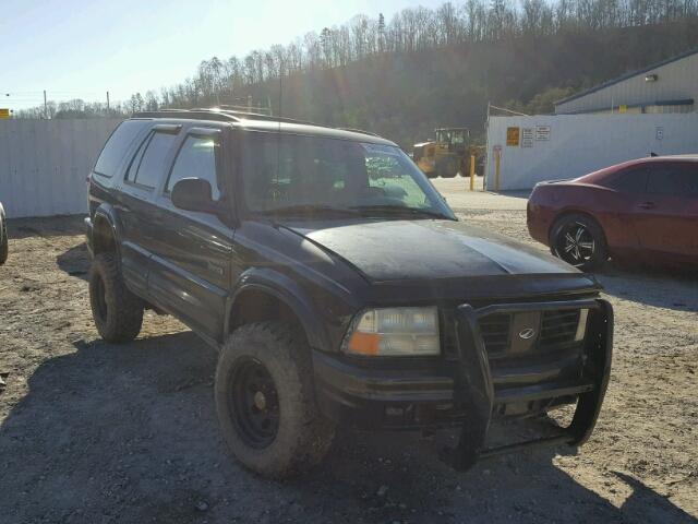 1GHDT13WXW2702168 - 1998 OLDSMOBILE BRAVADA BLACK photo 1