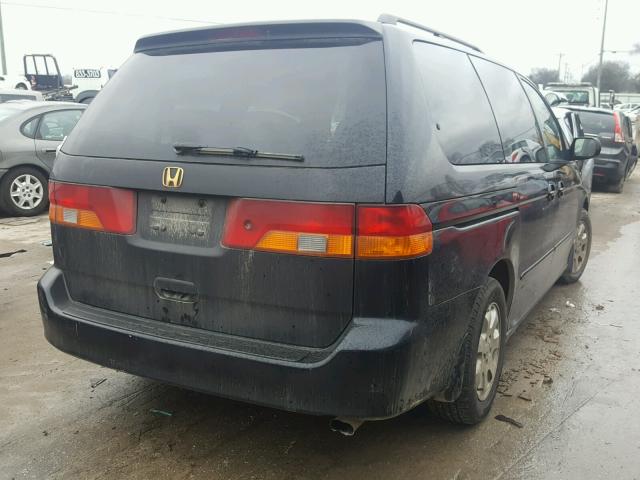 5FNRL18034B074092 - 2004 HONDA ODYSSEY EX BLACK photo 4