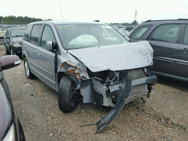 2C4RDGCGXDR750238 - 2013 DODGE GRAND CARA SILVER photo 1