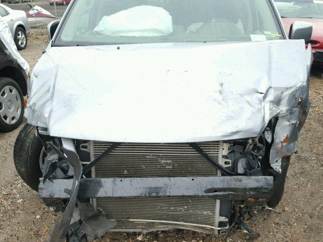 2C4RDGCGXDR750238 - 2013 DODGE GRAND CARA SILVER photo 7