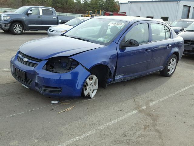 1G1AL58F177165521 - 2007 CHEVROLET COBALT LT BLUE photo 2