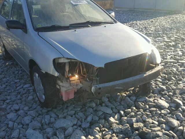 2T1BR32E04C821099 - 2004 TOYOTA COROLLA CE SILVER photo 9