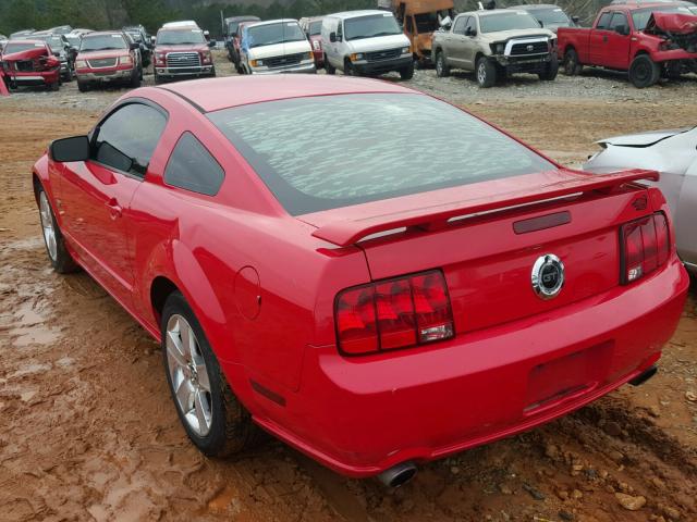 1ZVFT82H965264703 - 2006 FORD MUSTANG GT RED photo 3