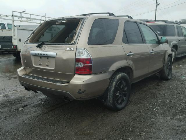 2HNYD18655H512064 - 2005 ACURA MDX TOURIN GOLD photo 4