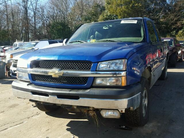 1GCEK19T14Z292911 - 2004 CHEVROLET SILVERADO BLUE photo 2