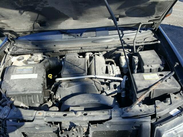 1GNET16S356142236 - 2005 CHEVROLET TRAILBLAZE BLACK photo 7