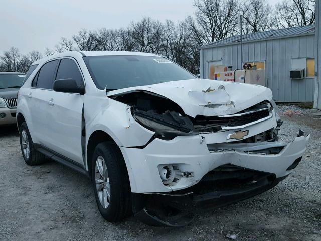 2CNFLCEC4B6205039 - 2011 CHEVROLET EQUINOX LS WHITE photo 1