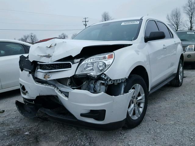 2CNFLCEC4B6205039 - 2011 CHEVROLET EQUINOX LS WHITE photo 2