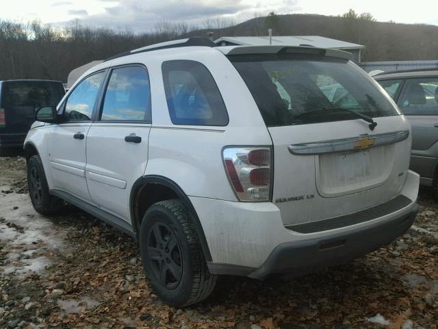 2CNDL23F866098579 - 2006 CHEVROLET EQUINOX LS WHITE photo 3