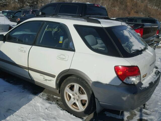 JF1GG68504H801067 - 2004 SUBARU IMPREZA OU WHITE photo 3