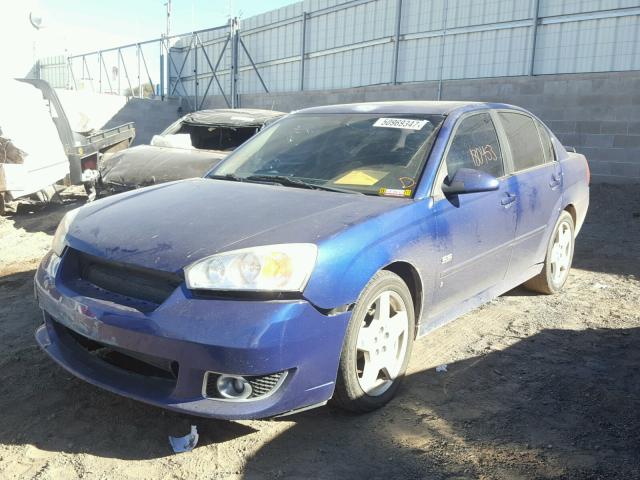 1G1ZW53106F188881 - 2006 CHEVROLET MALIBU SS BLUE photo 2