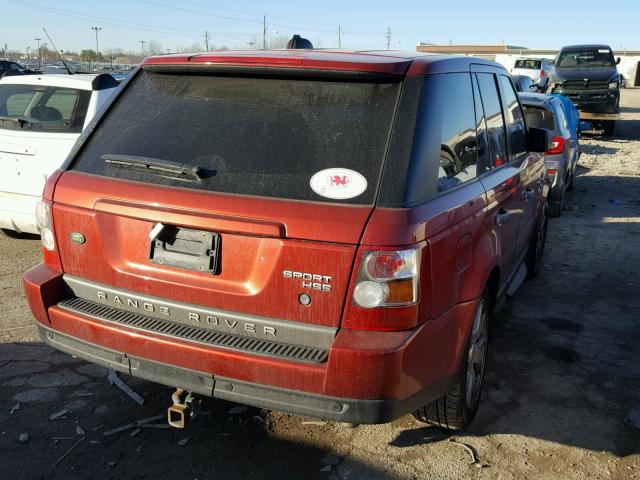 SALSK25458A149142 - 2008 LAND ROVER RANGE ROVE RED photo 4