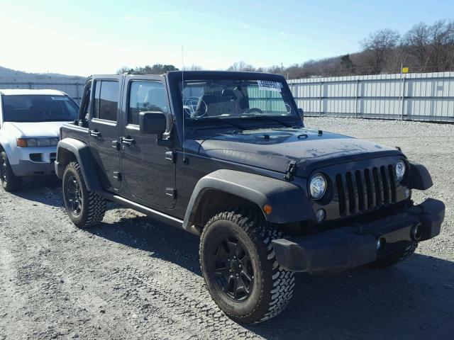 1C4BJWDG9HL641285 - 2017 JEEP WRANGLER U GRAY photo 1