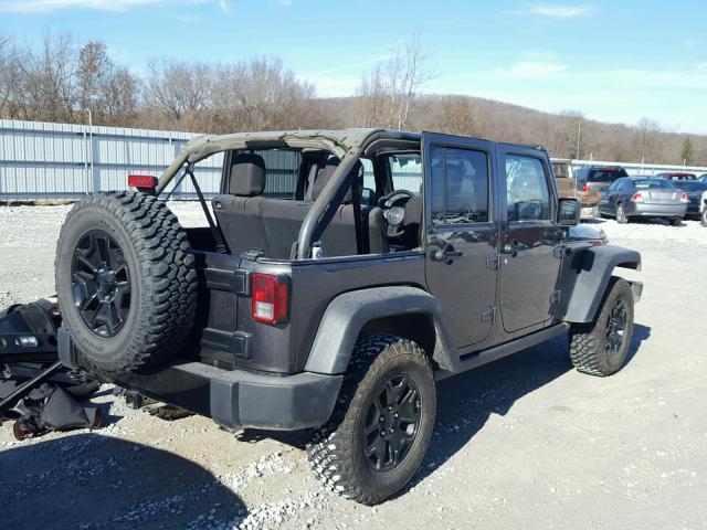 1C4BJWDG9HL641285 - 2017 JEEP WRANGLER U GRAY photo 4