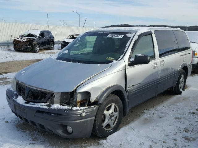 1GMDX03E83D120951 - 2003 PONTIAC MONTANA GRAY photo 2