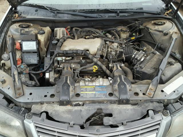 2G1WF52E959313522 - 2005 CHEVROLET IMPALA GRAY photo 7