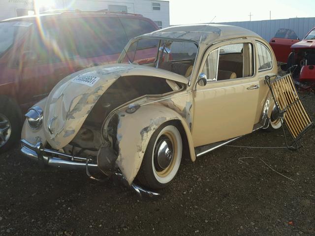 117833663 - 1967 VOLKSWAGEN BEETLE CREAM photo 2