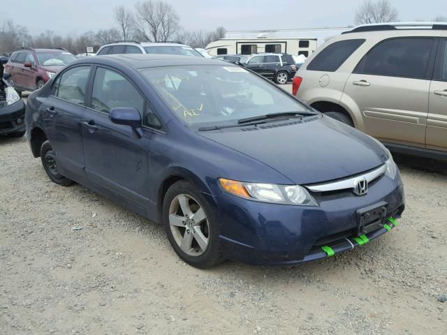 1HGFA16887L041495 - 2007 HONDA CIVIC EX BLUE photo 1