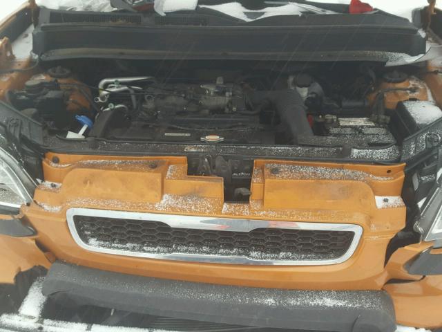 KNDJT2A22B7204655 - 2011 KIA SOUL + ORANGE photo 7