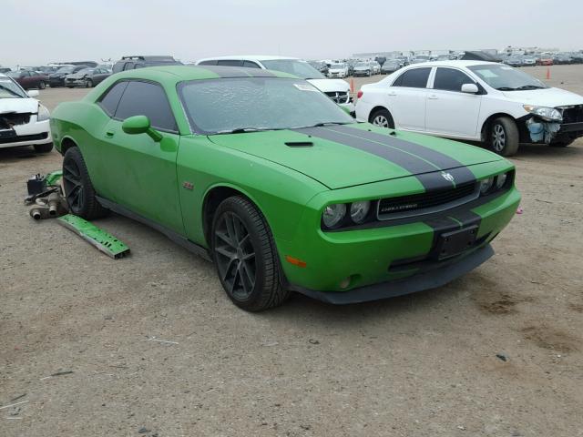 2B3LJ54T99H520753 - 2009 DODGE CHALLENGER GREEN photo 1