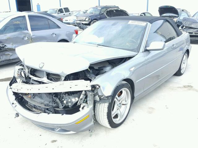 WBABW53414PL45292 - 2004 BMW 330 CI GRAY photo 2