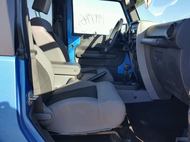 1J4AA2D12AL103074 - 2010 JEEP WRANGLER S BLUE photo 5