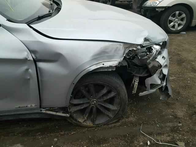 WBAVM5C56EVV92252 - 2014 BMW X1 XDRIVE3 SILVER photo 9