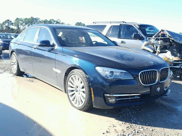 WBAYE8C53DDE22160 - 2013 BMW 750LI BLUE photo 1