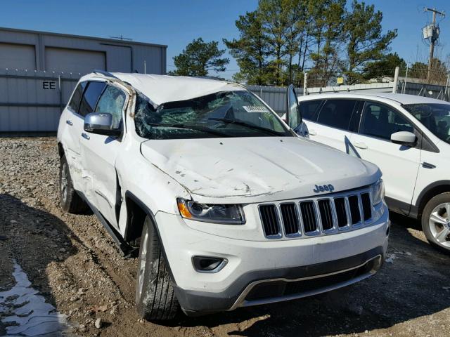 1C4RJEBG8EC499325 - 2014 JEEP GRAND CHER WHITE photo 1