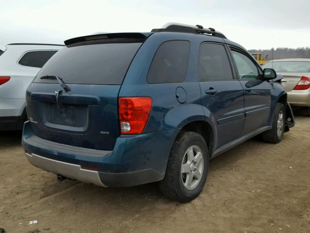 2CKDL73F366060817 - 2006 PONTIAC TORRENT BLUE photo 4