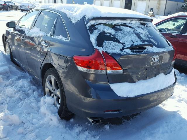 4T3BK11A29U024731 - 2009 TOYOTA VENZA BASE CHARCOAL photo 3