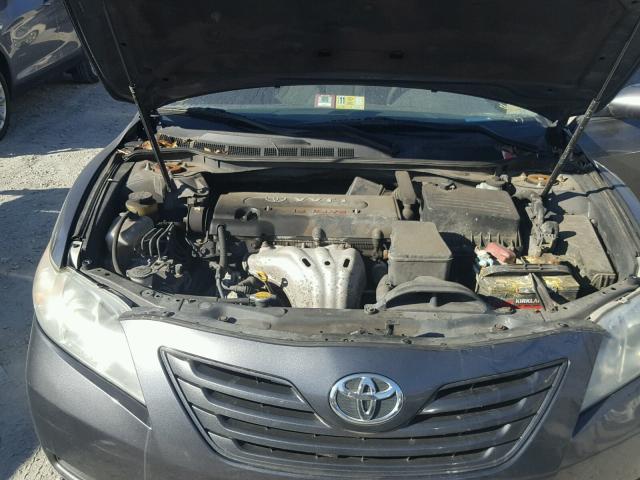 4T1BE46K07U593545 - 2007 TOYOTA CAMRY NEW GRAY photo 7