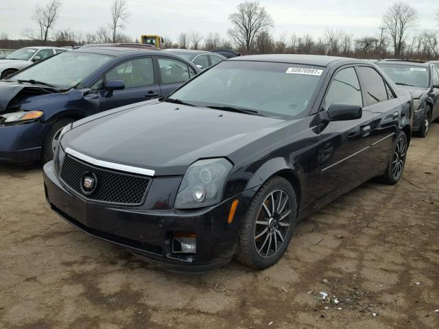 1G6DM57T960199340 - 2006 CADILLAC CTS BLACK photo 2