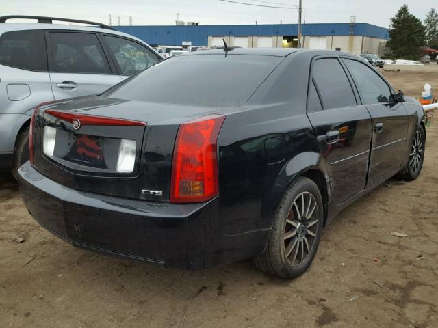 1G6DM57T960199340 - 2006 CADILLAC CTS BLACK photo 4